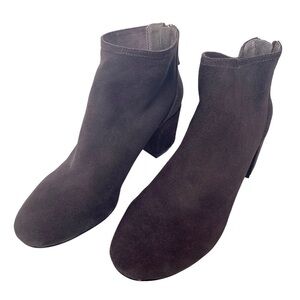 NEW Cecelia New York Dark Brown Suede Ankle Boots US 7.5